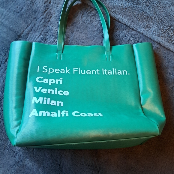 Handbags - Stylish Green Tote Bag